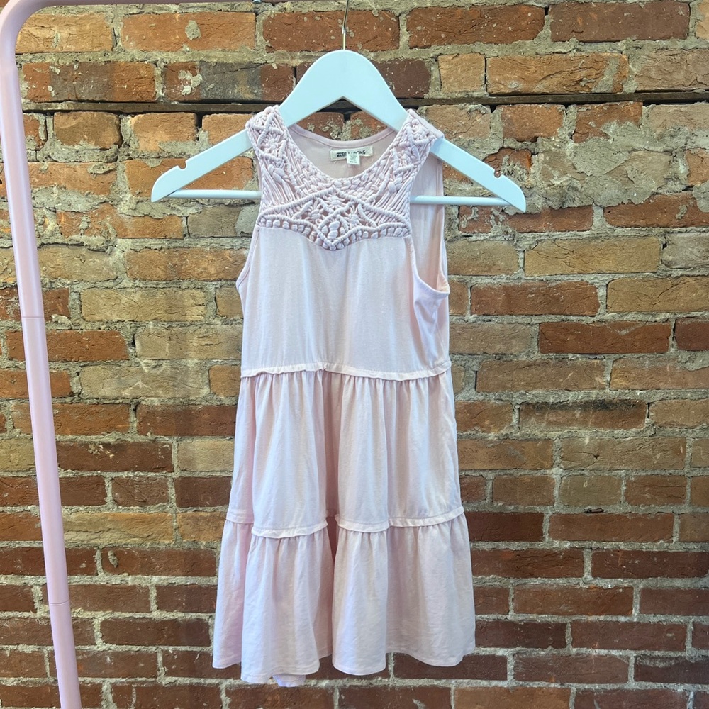 Girls Billabong Dress Light Pink